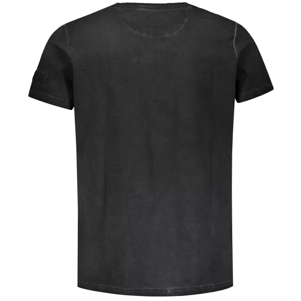 Tricou pentru bărbați KIXMI SIMEON GRI INCHIS 