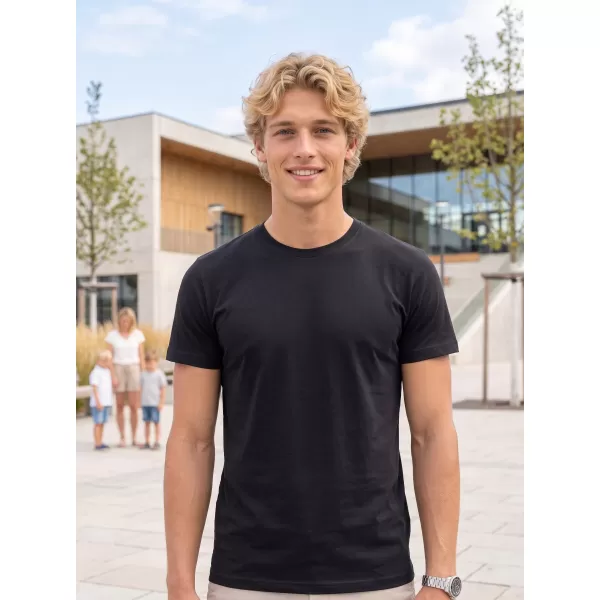  Tricou pentru bărbați ALTISPORT NoPrint NP/ALM921 NEGRU 