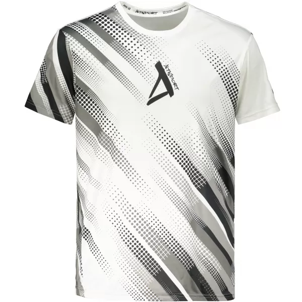  Tricou funcțional premium pentru bărbați ALTISPORT VOJ/ALM028TR01 ALB-NEGRU 
