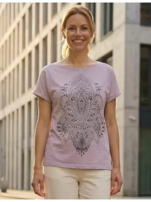 Tricou pentru femei SAM 73 NAZARENA WT 917 LAVANDĂ
