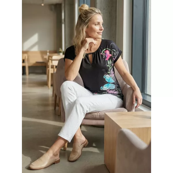  Tricou pentru femei ALTISPORT CARINE NEGRU 