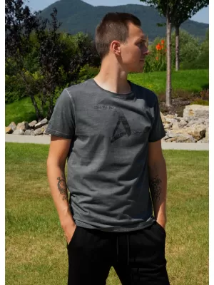 Tricou pentru bărbați ALTISPORT CADMAN GRI INCHIS
