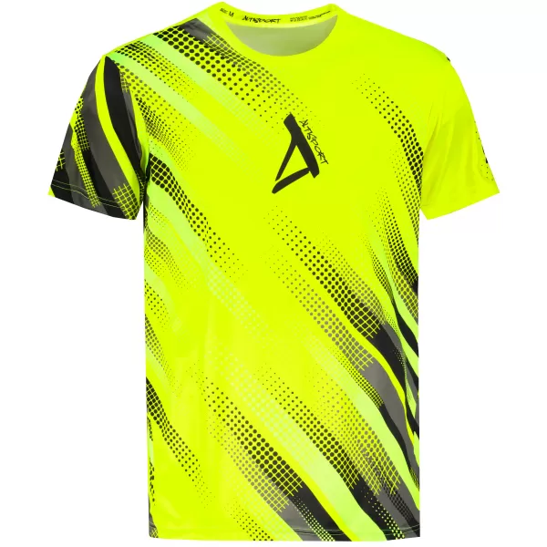  Tricou funcțional premium pentru bărbați ALTISPORT VOJ/ALM028TR01 GALBEN NEON 