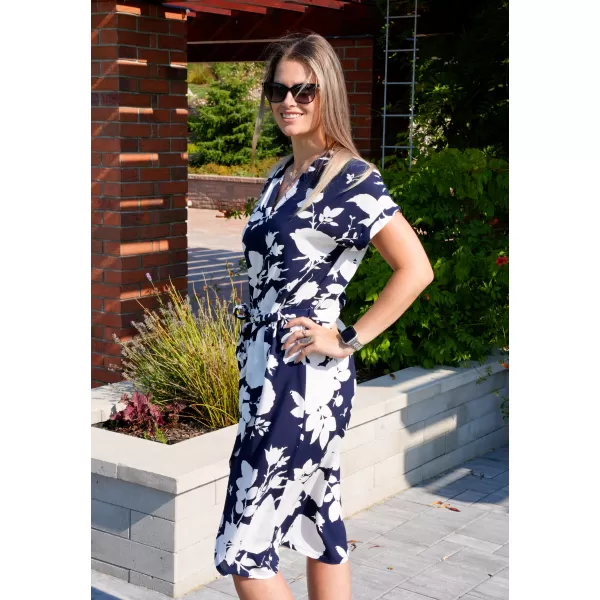  Rochie KIXMI SESSILY ALBASTRU INCHIS 