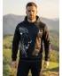 Hanorac funcțional premium pentru bărbați ALTISPORT VOJ/ALM029MI01 GRI NEGRU