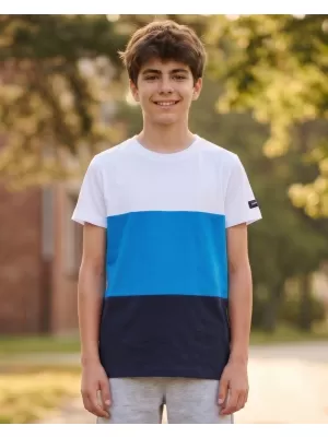 Tricou băieți SAM 73 JABBA KT 520 ALBASTRU STRĂLUCITOR