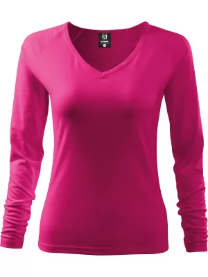 Tricou de damă cu mâneci lungi ALTISPORT NoPrint NP/ALW721 ZMEURĂ