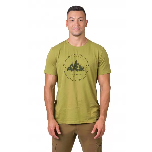  Tricou pentru bărbați HANNAH GREG MĂSLINE VERZI 