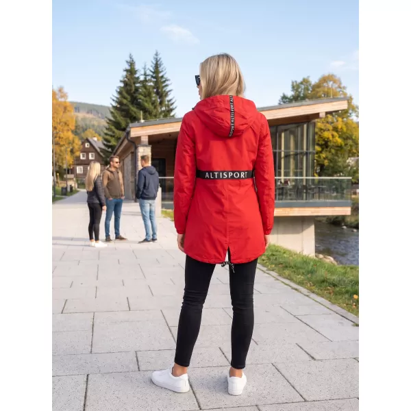  Geaca de dama ALTISPORT CHELSIE ROȘU 