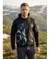 Hanorac funcțional premium pentru bărbați ALTISPORT VOJ/ALM029MI01 GRI NEGRU