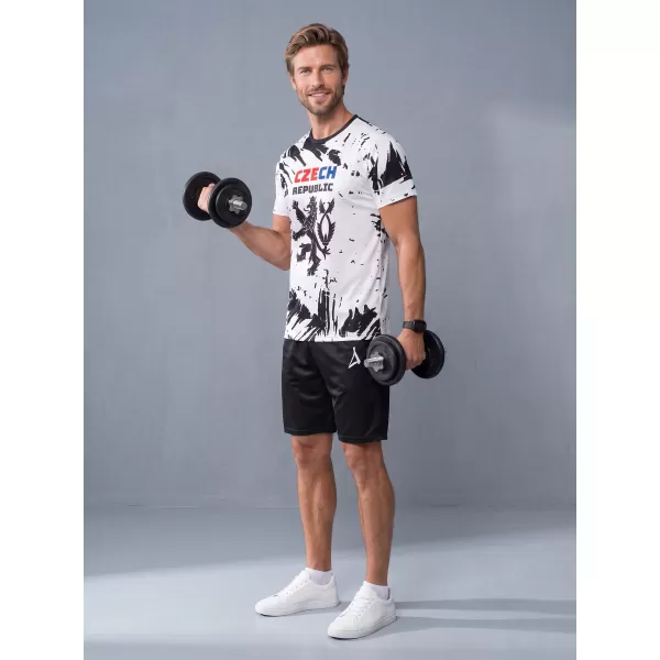  Tricou funcțional premium pentru bărbați ALTISPORT x CZE VOJ/ALM036TR01 ABSTRACTIZARE 