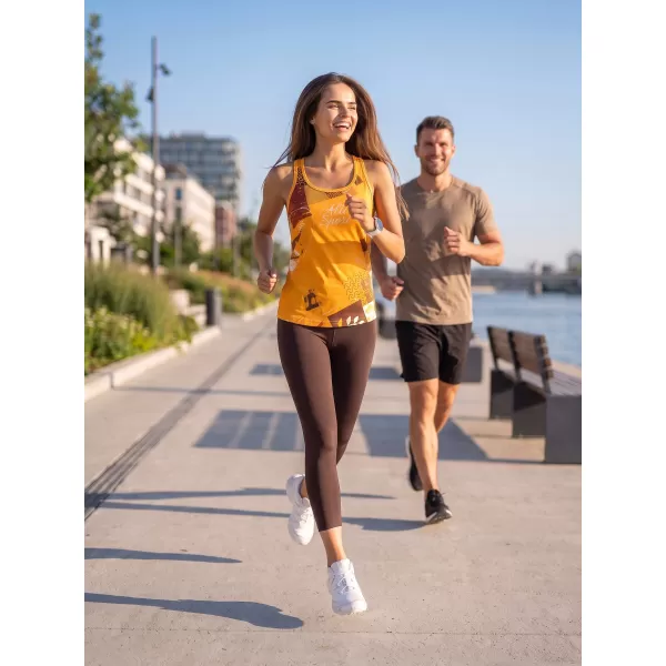  Maieu premium funcțional pentru femei ALTISPORT VOJ/ALW009TIL01 GALBEN 