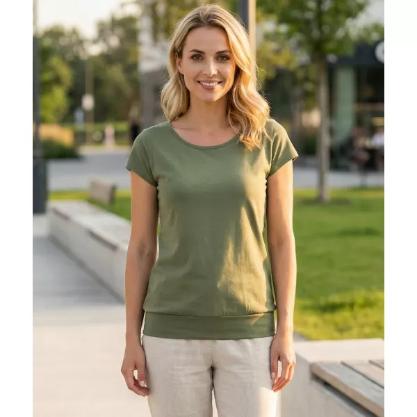  Tricou pentru femei ALTISPORT NP/ALW021 KAKI 