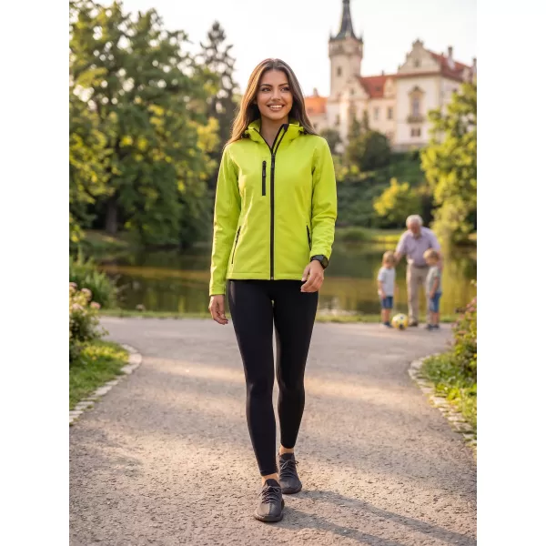  Jachetă softshell pentru femei ALTISPORT NP/ALW125 LĂMÂIE VERDE 