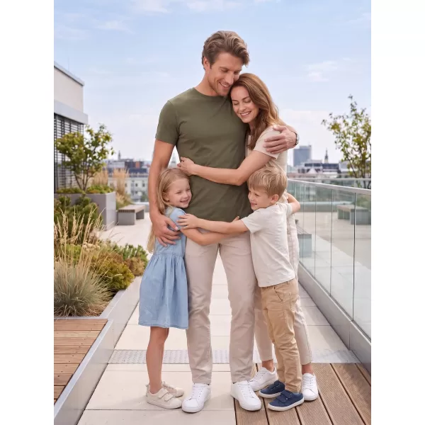  Tricou pentru bărbați ALTISPORT NP/ALM921 KAKI 