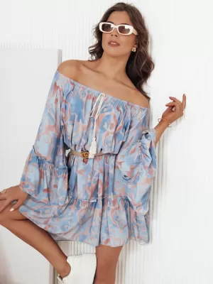 Rochie DSTREET FIONUALA EY2484 ALBASTRU DESCHIS