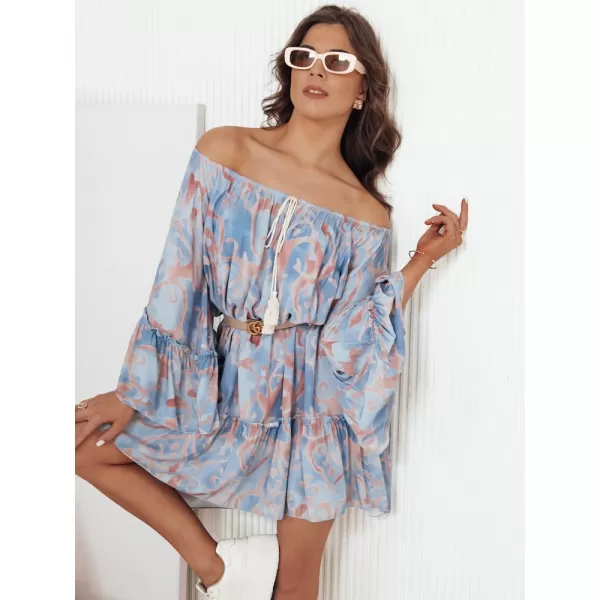  Rochie DSTREET FIONUALA EY2484 ALBASTRU DESCHIS 