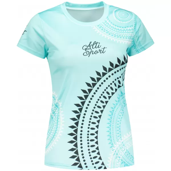  Tricou funcțional premium pentru femei ALTISPORT VOJ/ALW033TR01 ALBASTRU ÎNGHEȚ 