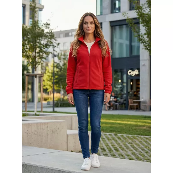  Hanorac de damă din fleece ALTISPORT NP/ALW405 ROȘU 