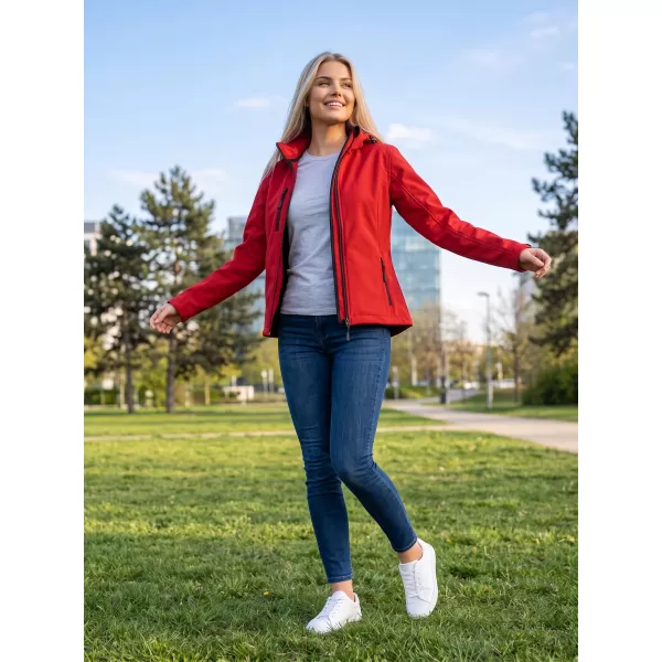  Jachetă softshell pentru femei ALTISPORT NP/ALW125 ROȘU 