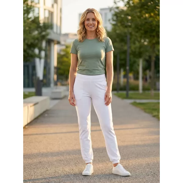  Pantaloni de trening pentru femei ALTISPORT NP/ALW306 ALB 