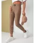 Pantalonii pentru doamne DSTREET DERCY UY2045 CARAMEL