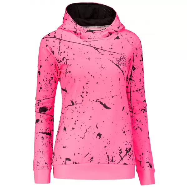 Hanorac funcțional premium pentru femei ALTISPORT VOJ/ALW034MI01 ROZ NEON 
