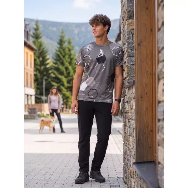  Tricou funcțional premium pentru bărbați ALTISPORT VOJ/ALM037TR01 GRI 