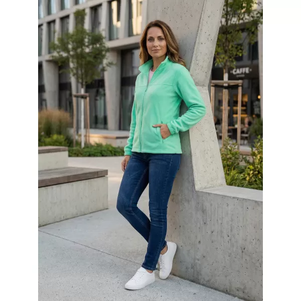  Hanorac de damă din fleece ALTISPORT NP/ALW405 MENTĂ 