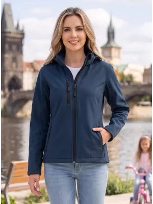 Jachetă softshell pentru femei ALTISPORT NP/ALW125 ALBASTRU MARIN