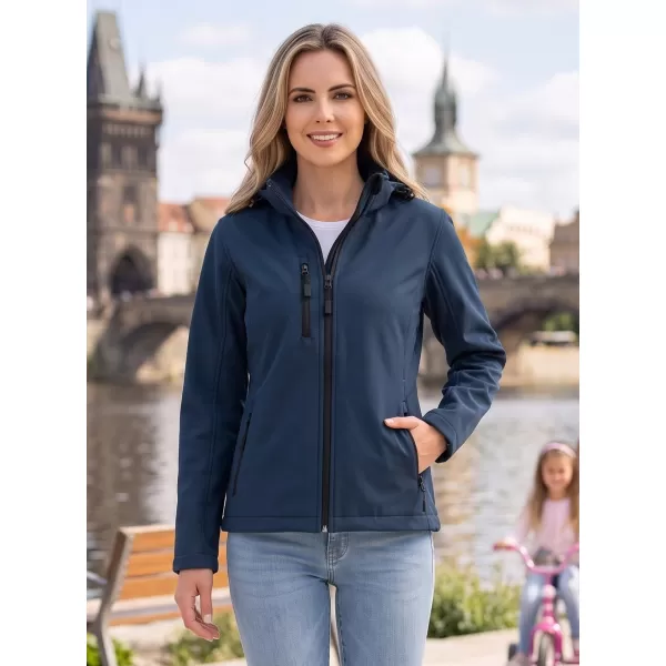  Jachetă softshell pentru femei ALTISPORT NP/ALW125 ALBASTRU MARIN 