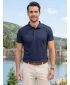 Tricou pentru bărbați cu guler ALTISPORT NoPrint NP/ALM712 ALBASTRU MARIN