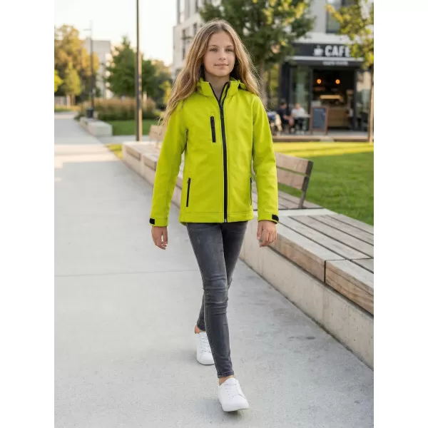  Jachetă softshell pentru copii ALTISPORT NP/ALK535 LĂMÂIE VERDE 