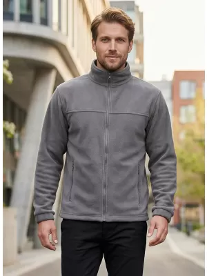 Hanorac pentru bărbați din fleece ALTISPORT NP/ALM105 GRI OȚEL