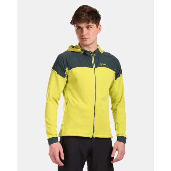  Hanorac pentru bărbați din fleece KILPI MEMPHIS-M VM0201KI VERDE DESCHIS 
