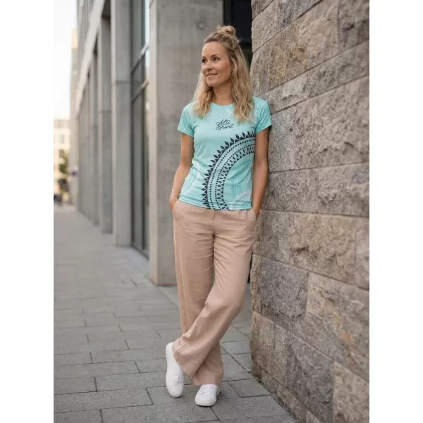  Tricou funcțional premium pentru femei ALTISPORT VOJ/ALW033TR01 ALBASTRU ÎNGHEȚ 