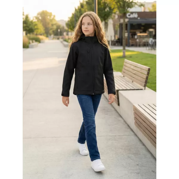  Jachetă softshell pentru copii ALTISPORT NP/ALK535 NEGRU 