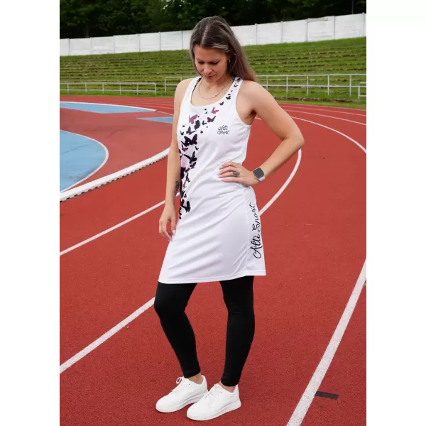  Rochie vestă funcțională premium pentru femei ALTISPORT VOJ/ALW022SAT01 ALB 