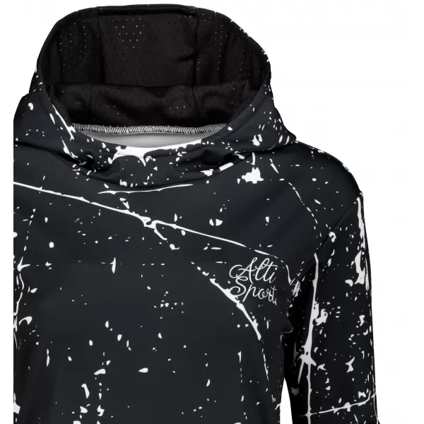  Hanorac funcțional premium pentru femei ALTISPORT VOJ/ALW034MI01 NEGRU 