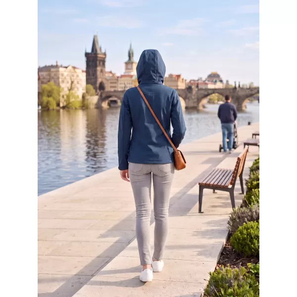  Jachetă softshell pentru femei ALTISPORT NP/ALW125 ALBASTRU MARIN 