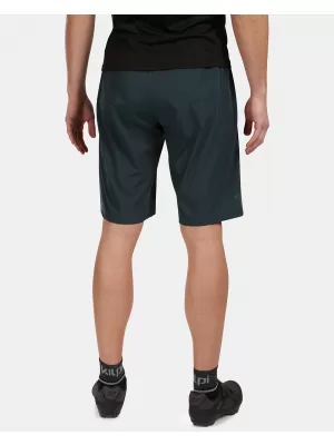 Pantaloni scurți de ciclism pentru bărbați KILPI HIXON-M VM0454KI VERDE ÎNCHIS