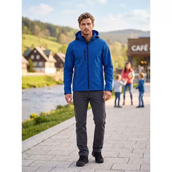  Jachetă softshell pentru bărbați ALTISPORT NP/ALM225 ALBASTRU REGAL 