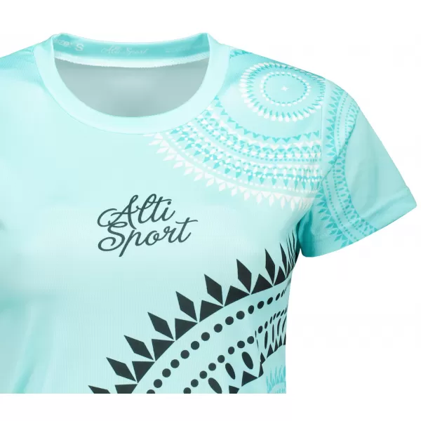  Tricou funcțional premium pentru femei ALTISPORT VOJ/ALW033TR01 ALBASTRU ÎNGHEȚ 