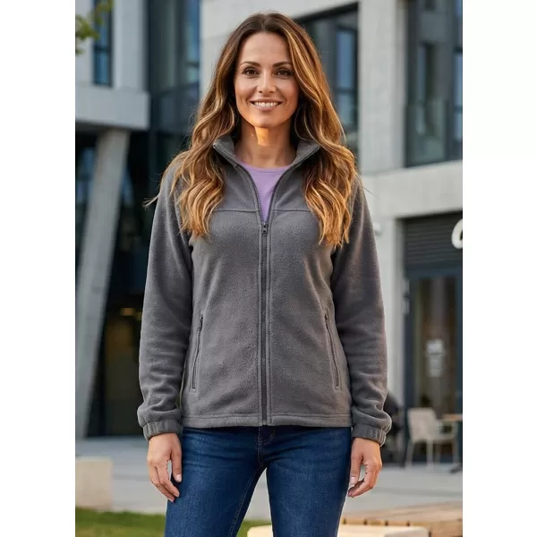  Hanorac de damă din fleece ALTISPORT NP/ALW405 GRI OȚEL 