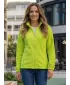 Hanorac de damă din fleece ALTISPORT NP/ALW405 LĂMÂIE VERDE