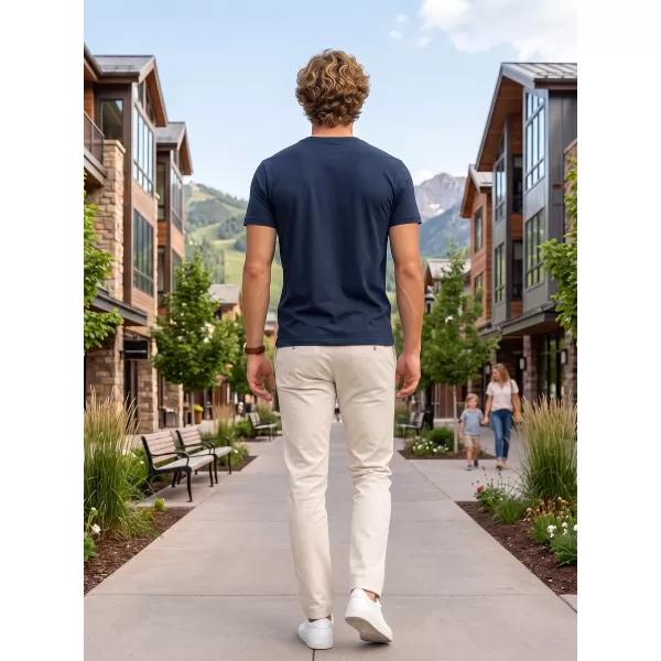  Tricou pentru bărbați ALTISPORT NoPrint NP/ALM007 ALBASTRU MARIN 
