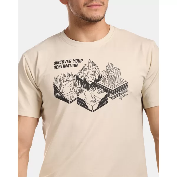  Tricou pentru bărbați KILPI VIBE-M VM0374KI BEJ 