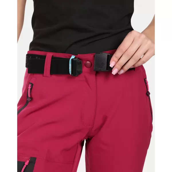  Pantaloni de dama KILPI BELVELA-W VL0407KI ROȘU ÎNCHIS 