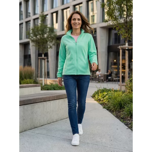  Hanorac de damă din fleece ALTISPORT NP/ALW405 MENTĂ 