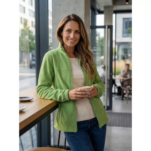  Hanorac de damă din fleece ALTISPORT NP/ALW405 IARBA VERDE 
